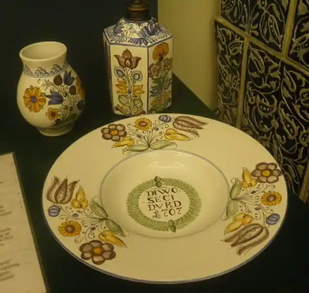 Embossed fragment of the body of a tankard, made in the late 16th century